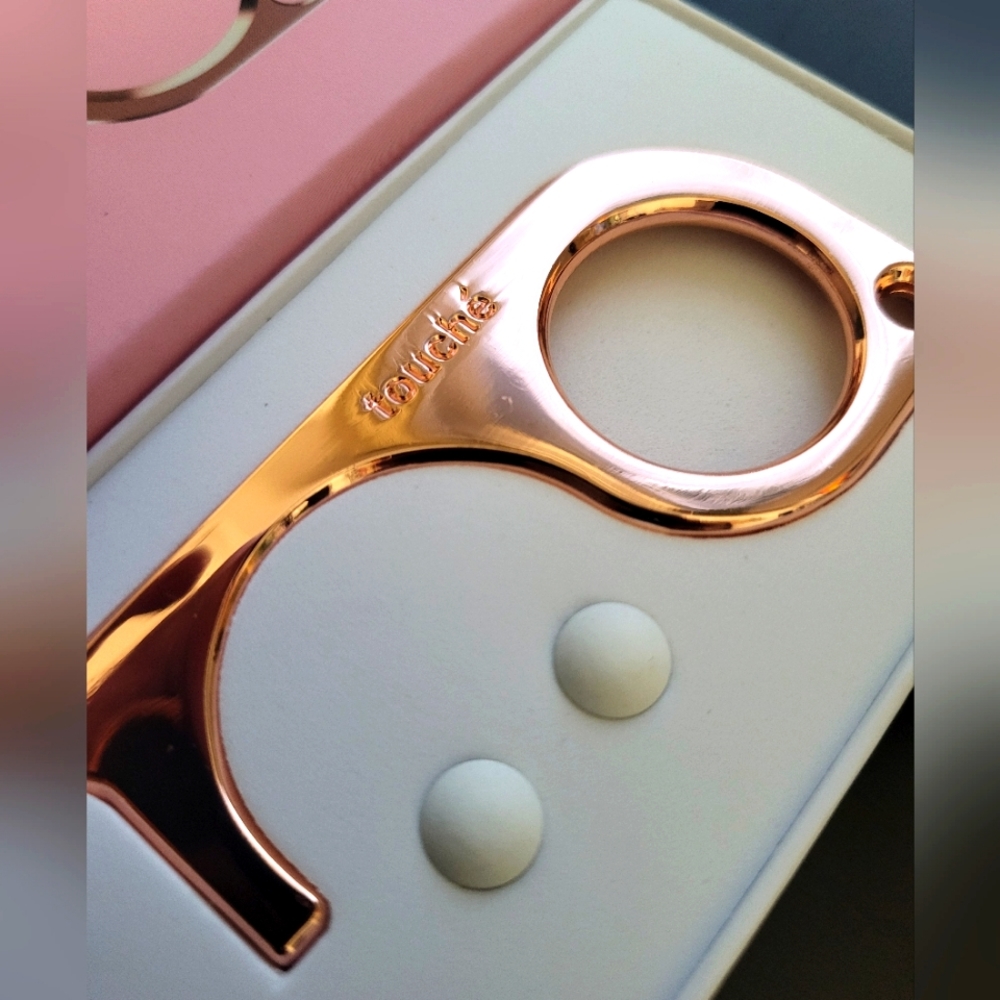 Antimicrobial touch tool key chain